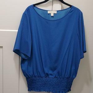 MICHAEL Michael Kors Short Sleeve Blouse Large